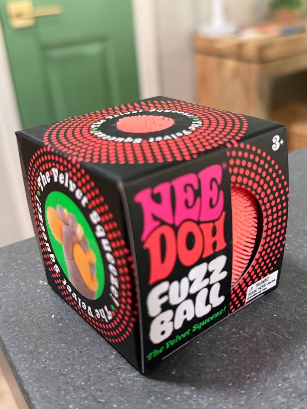 Authentic FuzzBall NeeDoh Orange NIB